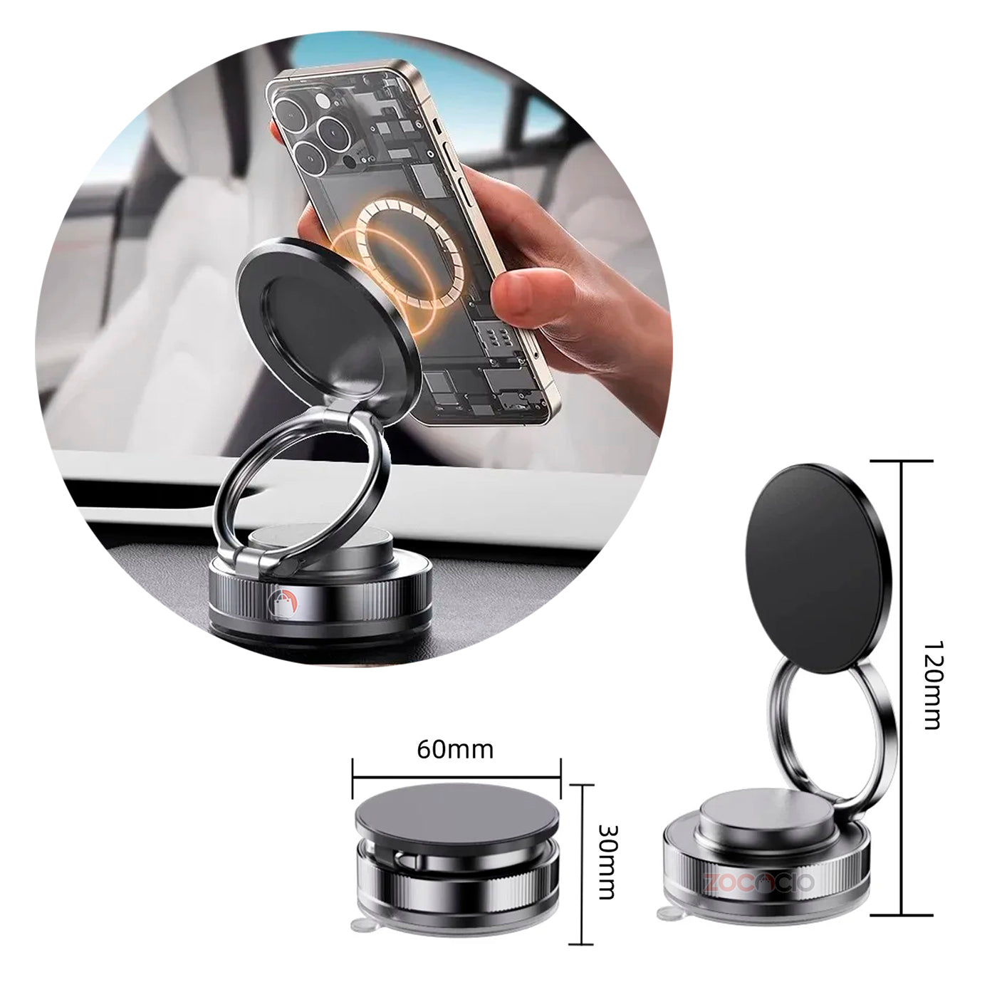 ®MagnetoStand-Soporte Magnetico para telefono